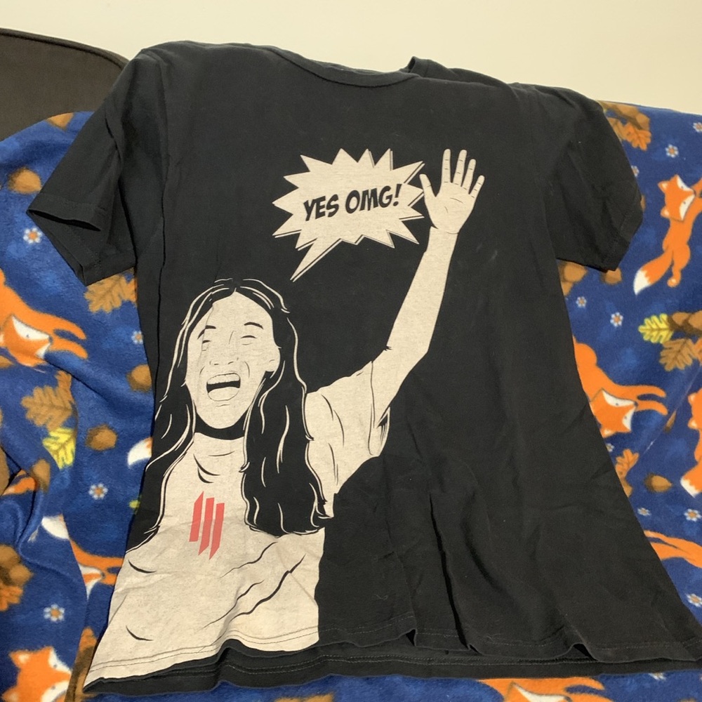 Skrillex yes omg shirt